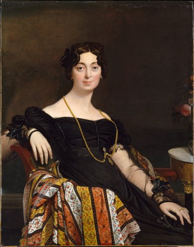 Portrait of Madame Leblanc by Jean Auguste Dominique Ingres